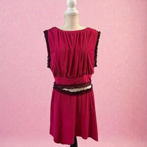 Free People 2 Piece Set Pink Crop Top & Skirt Outfit Boho Size M NWT